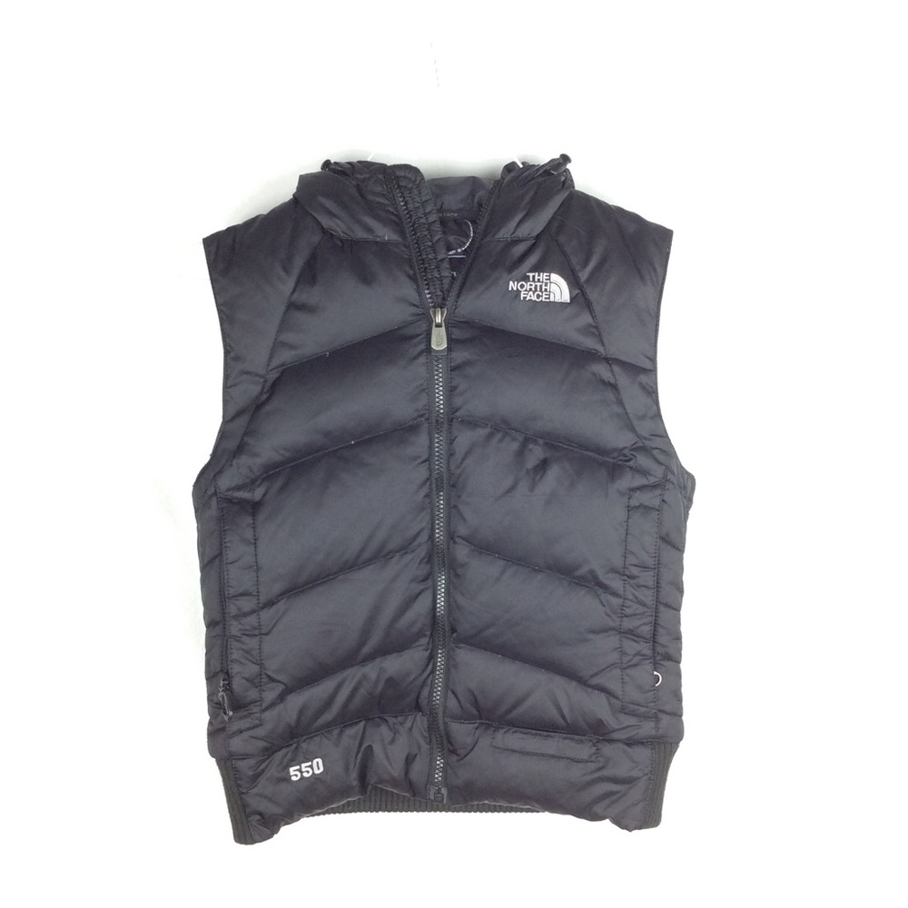 The North Face Black Vest 550 Goose Down Fur XS